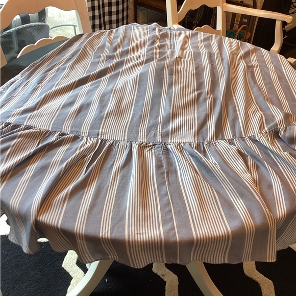 TORRID BLUE STRIPED SKIRT - Picture 6 of 9